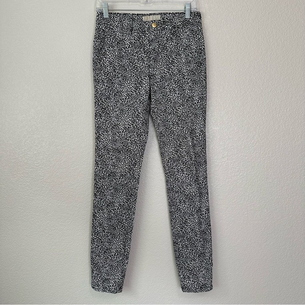 Zara Basic Denim Z1975 Leopard Skinny Jeans, Size 4